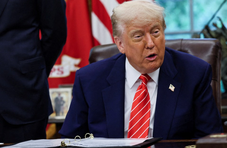 U.S. President Trump ANNOUNCES trade deal with the U.K., at the White House in Washington